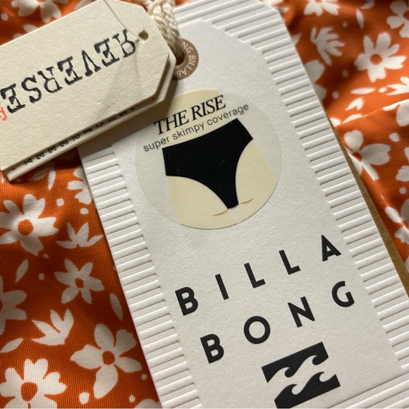 Billabong 🌺 Ditsy Floral Ruched Made for Daze Alina Bralette Top | Rise Bottom - Picture 14 of 16